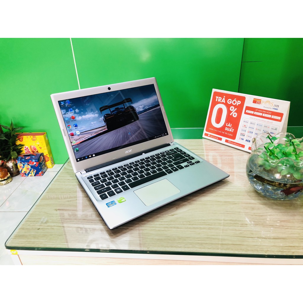 Laptop Acer V5-471 i5-3317 Ram 4G SSD 128GB VGA Nvidia GeForce Mỏng nhẹ , Giá rẻ