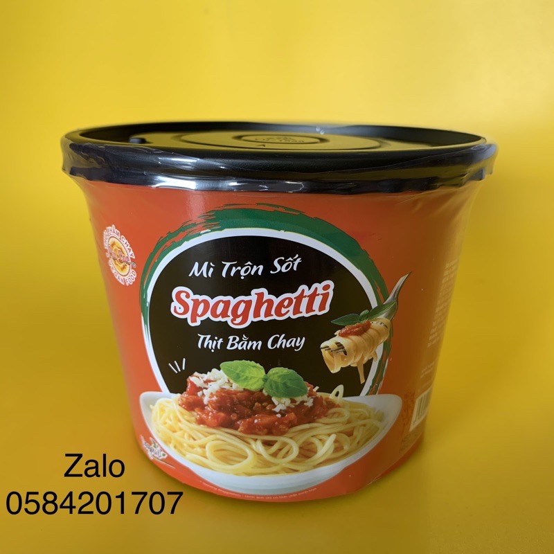 Mì Trộn Sốt Spaghetti Thịt Bằm Chay
