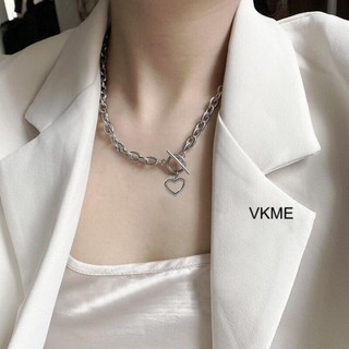 Cherry Magic Dây Chuyền Hợp Kim Mặt Hình Trái Tim Xinh Xắn