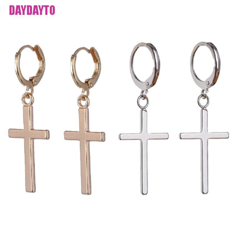 Bông Tai Hình Thánh Giá Phong Cách Punk Thời Trang Dành Cho Nữ