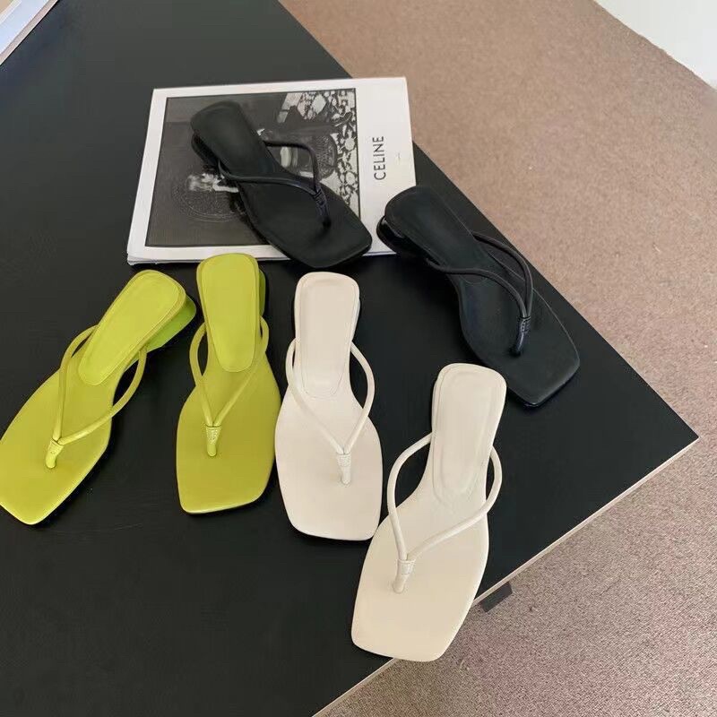 SALE— Guốc cao gót 3cm kẹp ngón quai mảnh BIG SIZE 41-43