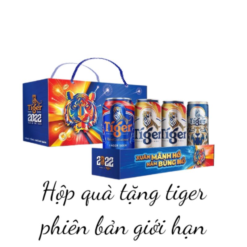 Now Ship - hộp quà tết 4 Lon Tiger phiên bản giới hạn