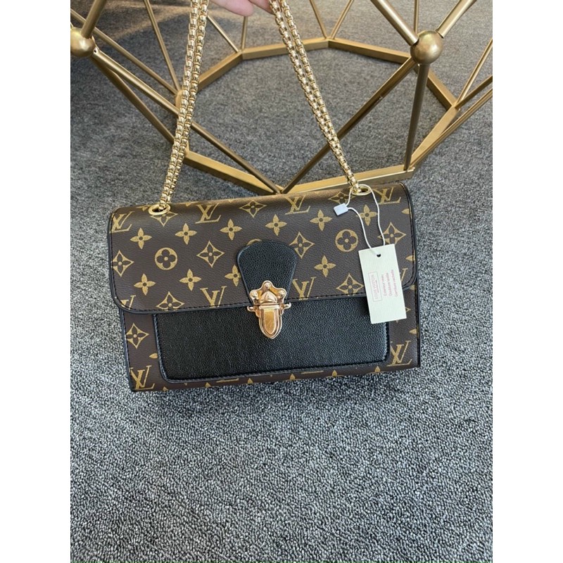 Túi Đeo Chéo Khoá sâp in hoa văn qc loại 1❣️FREESHIP❣️ảnh thật