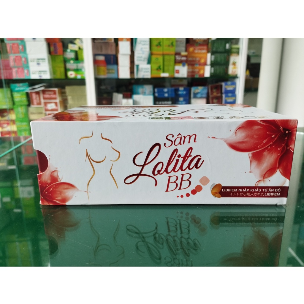 Sâm Lolita BB- Hỗ trợ tăng cường nội tiết tố nữ, cải thiện các biểu hiện lão hóa da, rối loạn kinh nguyệt, bốc hỏa