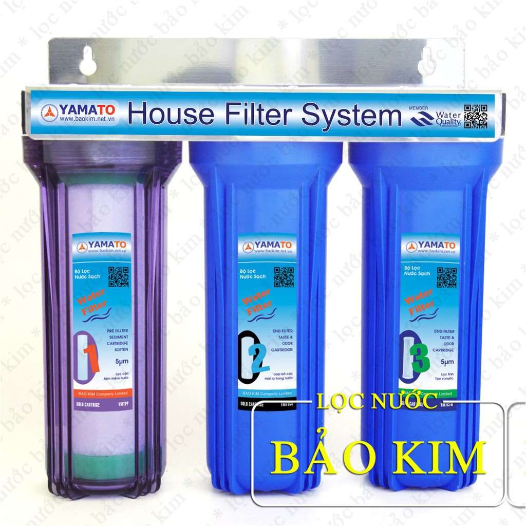 Bộ lọc nước 3 cấp lọc 10 inch Yamato  - bkc1013