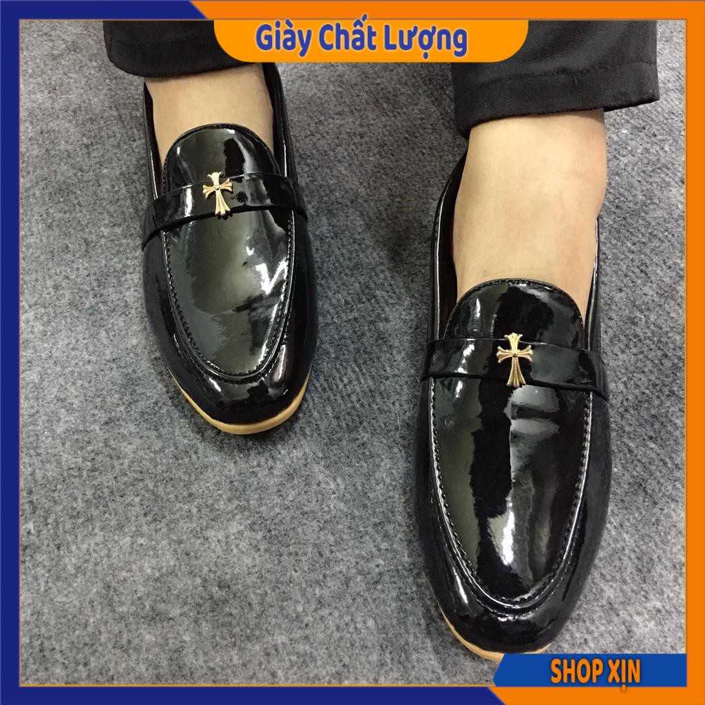 Giày Tây Nam Khoá Kim Loại Hình Thập Lịch Lãm