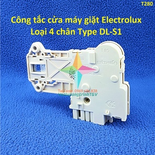 Công tắc cửa cho Máy giặt Electrolux chính hãng loại 4 chân Type DL-S1
