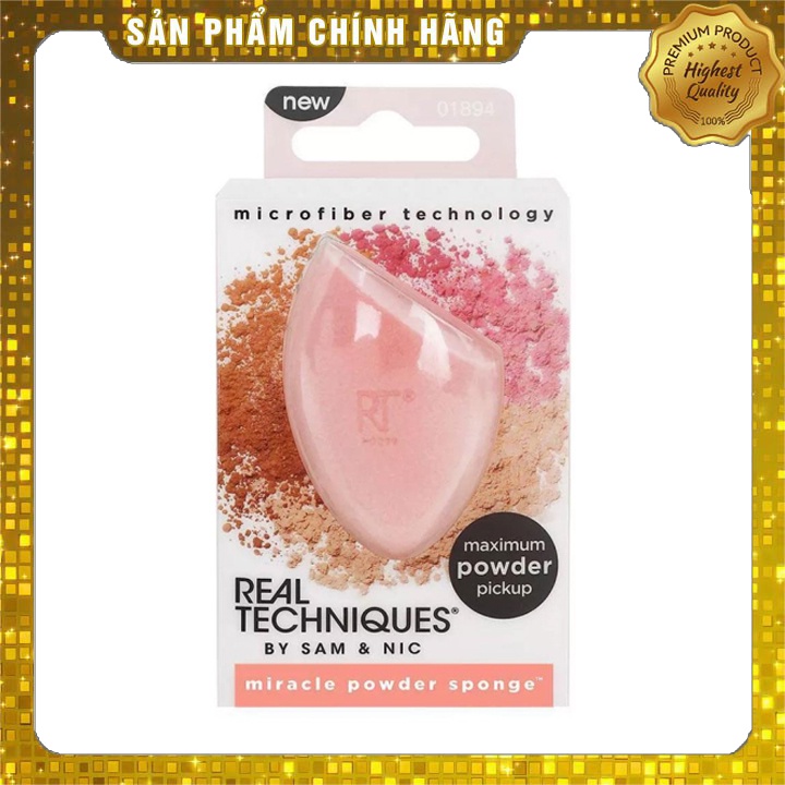 Mút Tán Phấn phủ Real Techniques Miracle Powder Sponge