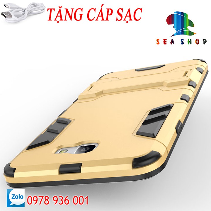 Ốp Samsung Galaxy J7 Prime - G610 chống sốc IRON MAN [SEASHOP]