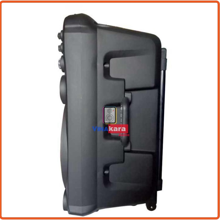 Loa vali kéo Bluetooth Oris T015 (4 tấc) - 2 Micro Vàng Chính hãng