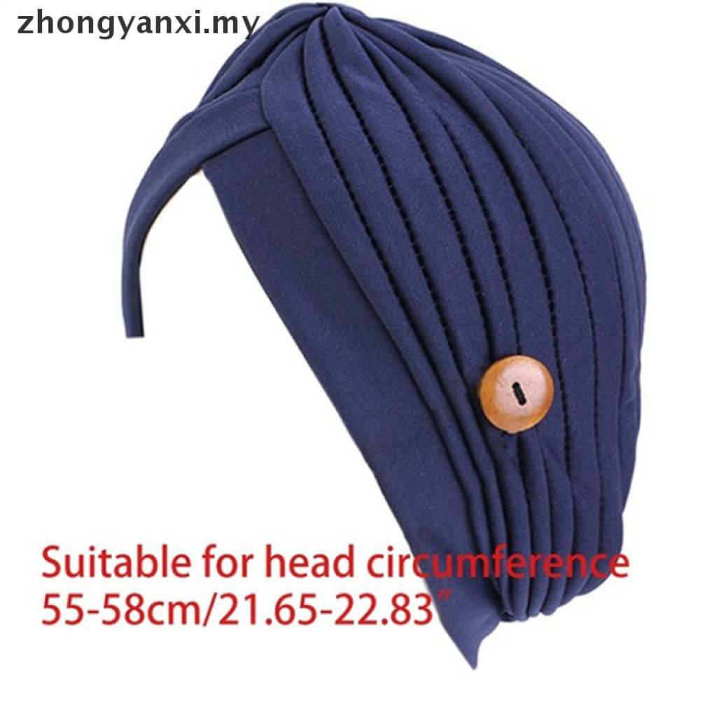 Mũ Turban trùm đầu bảo vệ tai có nút cho người lớn