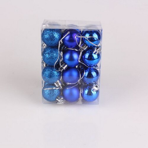 24 quả châu 3cm trang trí cây thông Noel