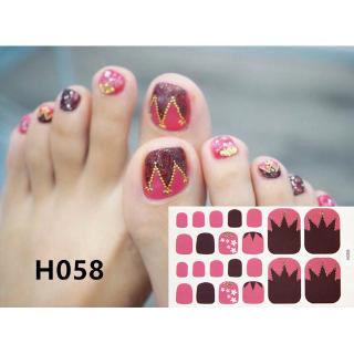 Set 22 Miếng Dán Trang Trí Móng Chân Xinh Xắn
