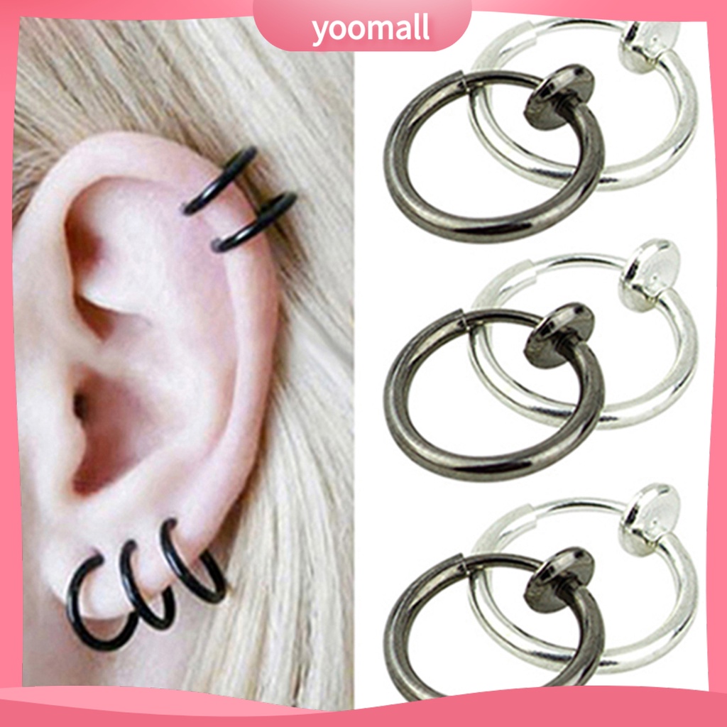 Khuyên tai khoen tròn sành điệu dành cho nam và nữ