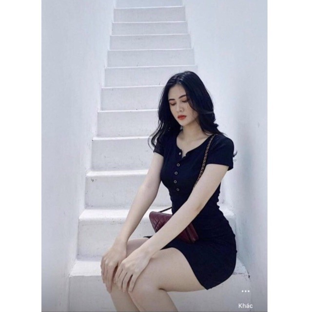 đầm đen body