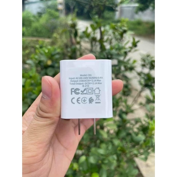 Củ Sạc Nhanh Hoco Chính Hãng C81 2.1A - 1 cổng USB bảo hành 12 tháng