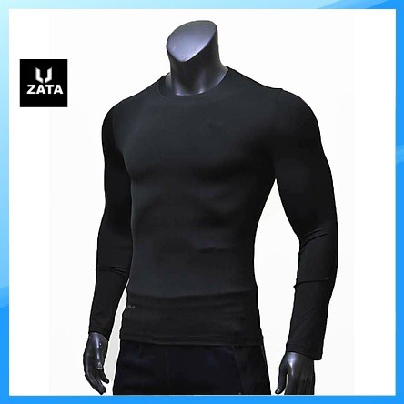 Áo thun giữ nhiệt nam dài tay chất co dãn 2 chiều loại dày dặn dập vân cao cấp giá rẻ T59 | BigBuy360 - bigbuy360.vn