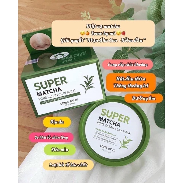 Mặt nạ đất sét Super Matcha
