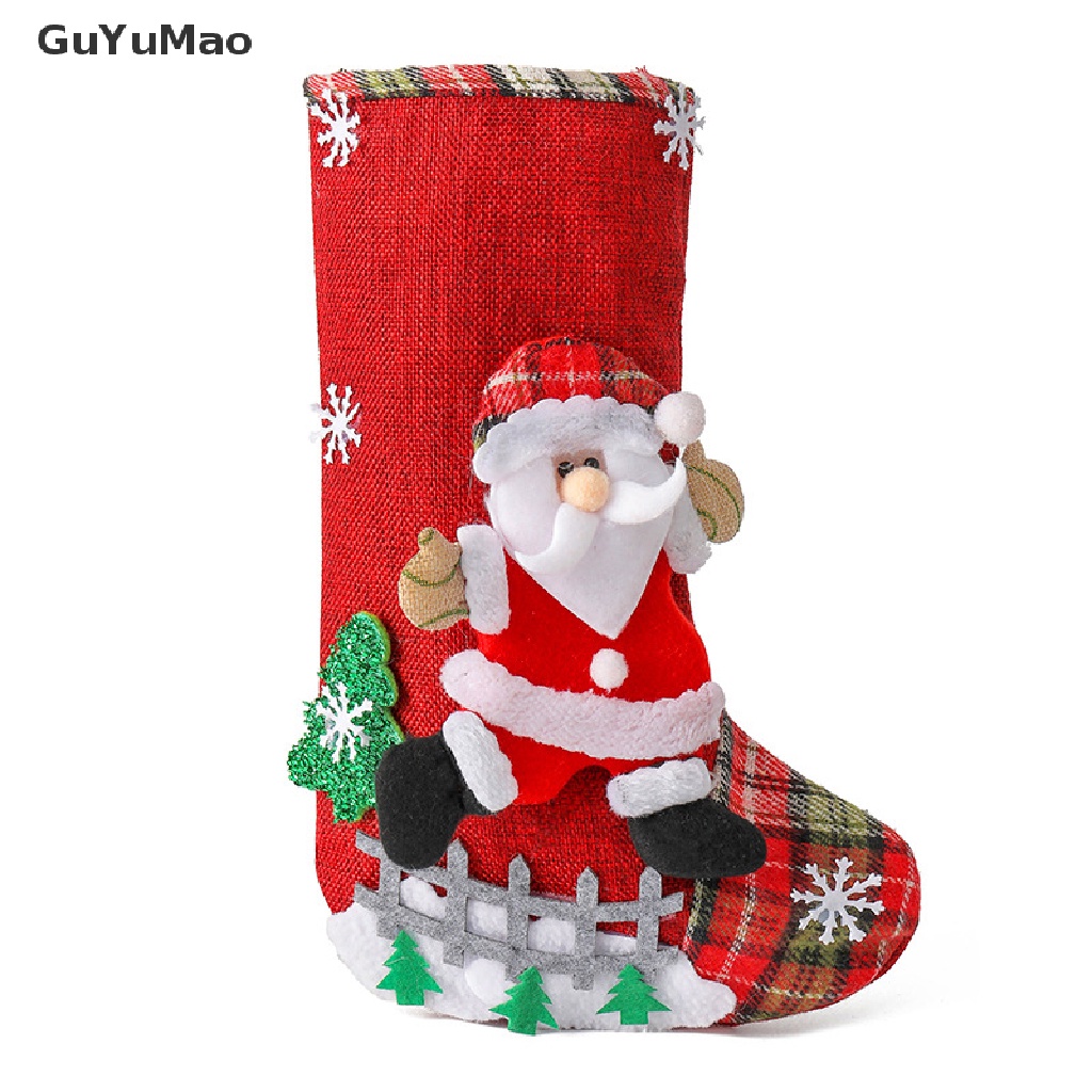[cxGUYU] Vớ Giáng Sinh Với Người Tuyết Tuần Lộc Gấu Lửa Quà Tặng Giáng Sinh Năm Mới PRTA
