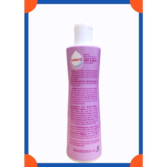 Dung dịch vệ sinh phụ nữ hằng ngày LACTACYD SOFT AND SILKY