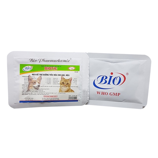 Men tiêu hoá Bio cho chó mèo