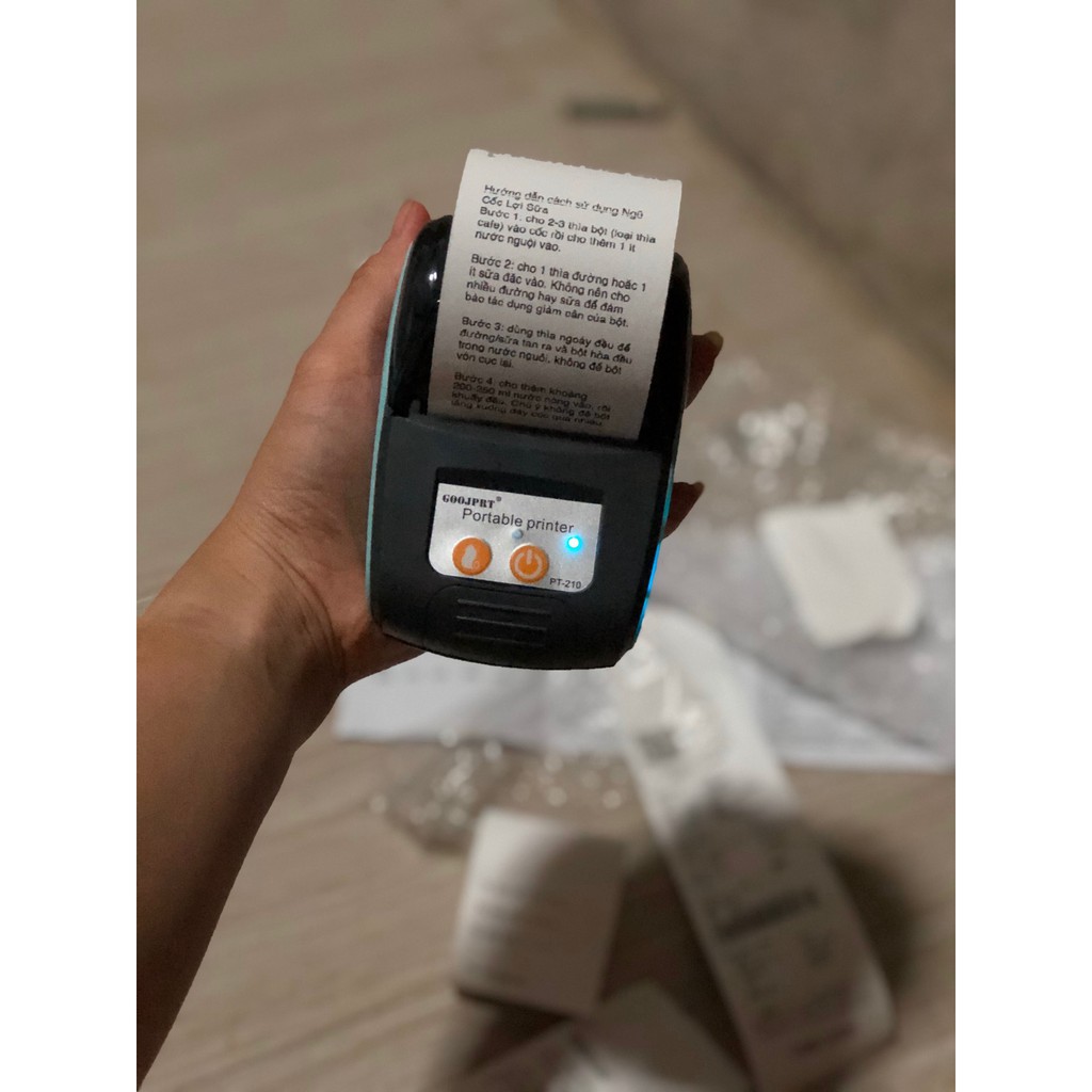 [tặng giấy in] Máy in hóa đơn bluetooth không dây GOOJPRT PT-210 | BigBuy360 - bigbuy360.vn