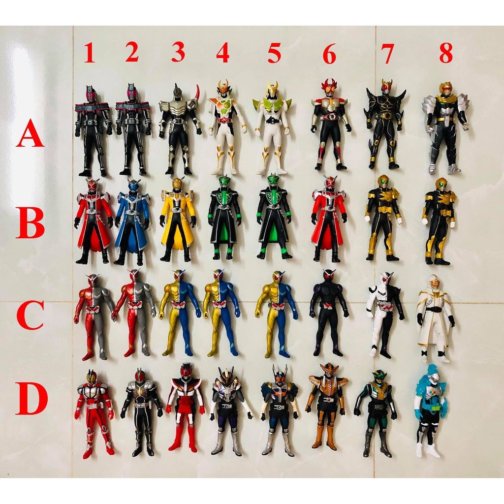 Đồ chơi Figure Kamen Rider các loại - Siêu nhân mặt nạ.