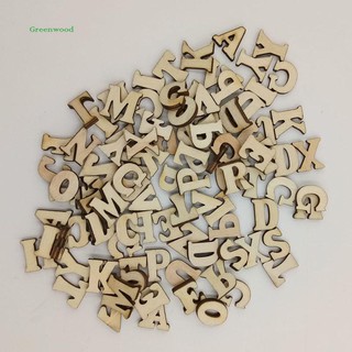 Bộ 100 chữ cái/số xinh xắn bằng gỗ dùng để trang trí