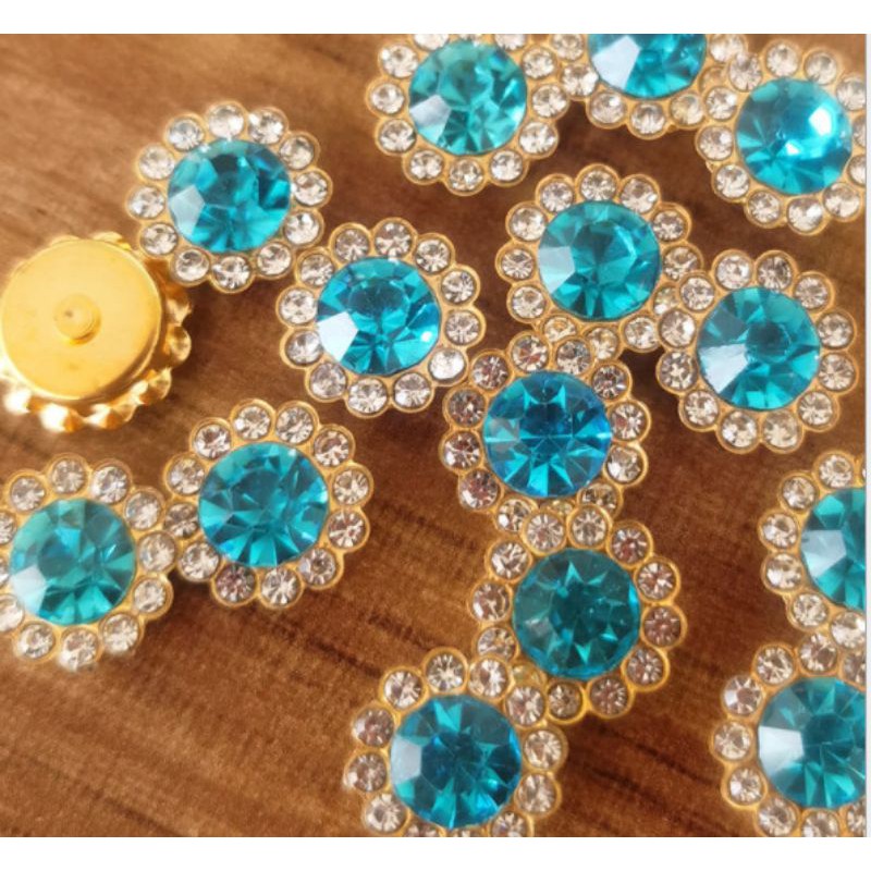 10 center bông hoa nhụy đá to làm phụ kiện handmade