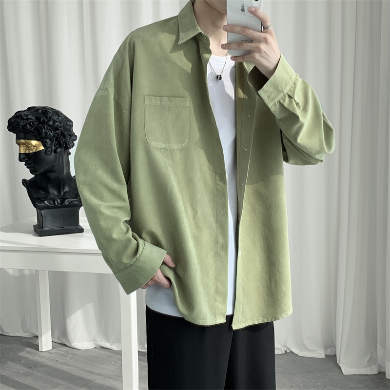 Áo Sơ Mi Form Rộng Phong Cách Hàn Quốc Cho Nam | BigBuy360 - bigbuy360.vn