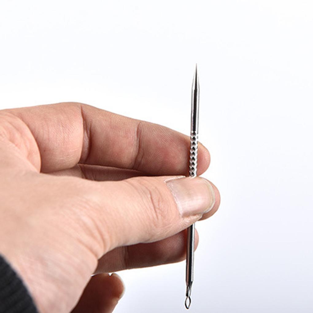 Set 5 Dụng Cụ Nặn Mụn Hai Đầu Bằng Thép Không Gỉ Màu Sắc Ngẫu Nhiên