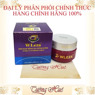 Kem WLeza Mụn Trắng Da Chống Nắng - 15g - Tím.