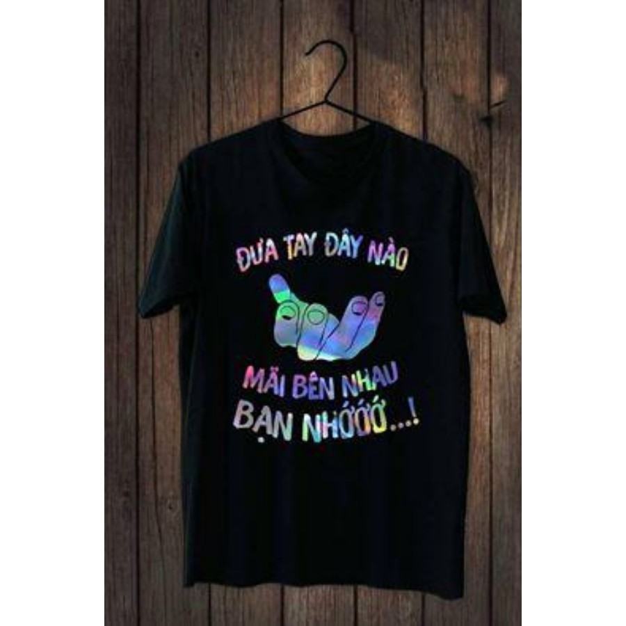 Xả Áo Thun Nam Dạ Quang Ngắn Tay Không Cổ, Áo phông phản quang Unisex from rộng hàng đẹp, chất cotton !