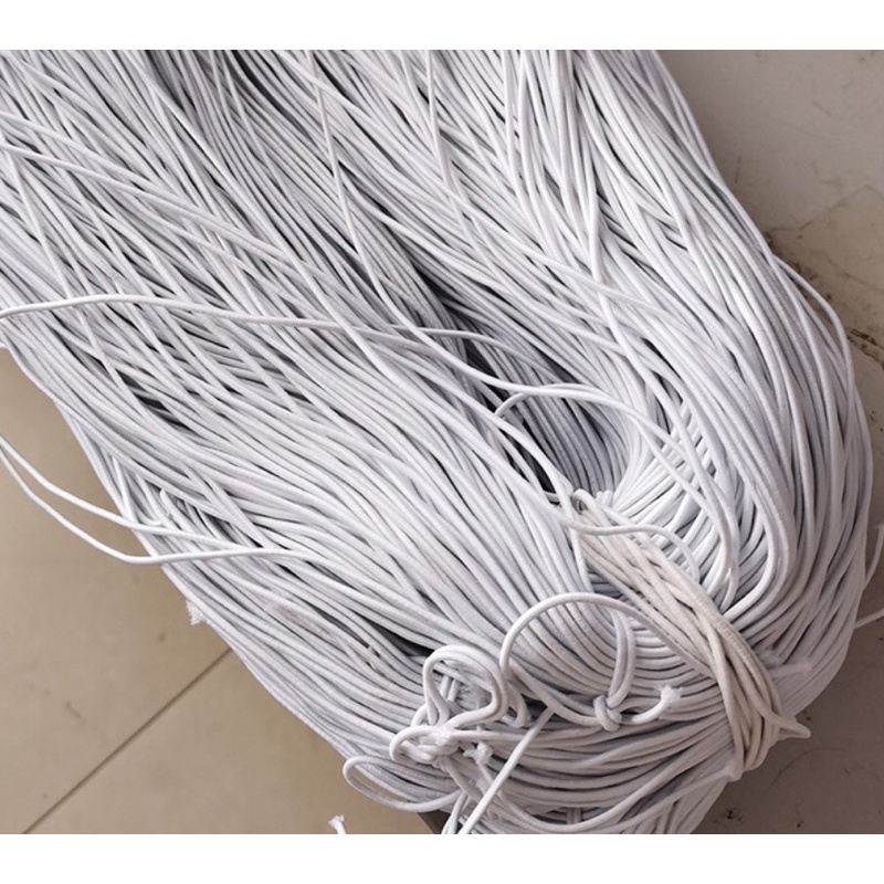 Dây thun tròn 2mm luồn dây buộc tóc