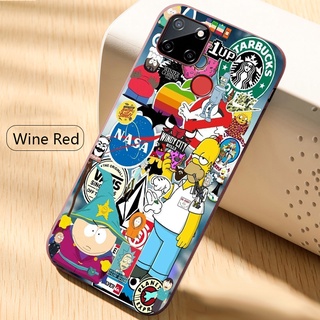 Ốp lưng Oppo A15 kính bóng hoạ tiết cực độc lạ in sắc nét