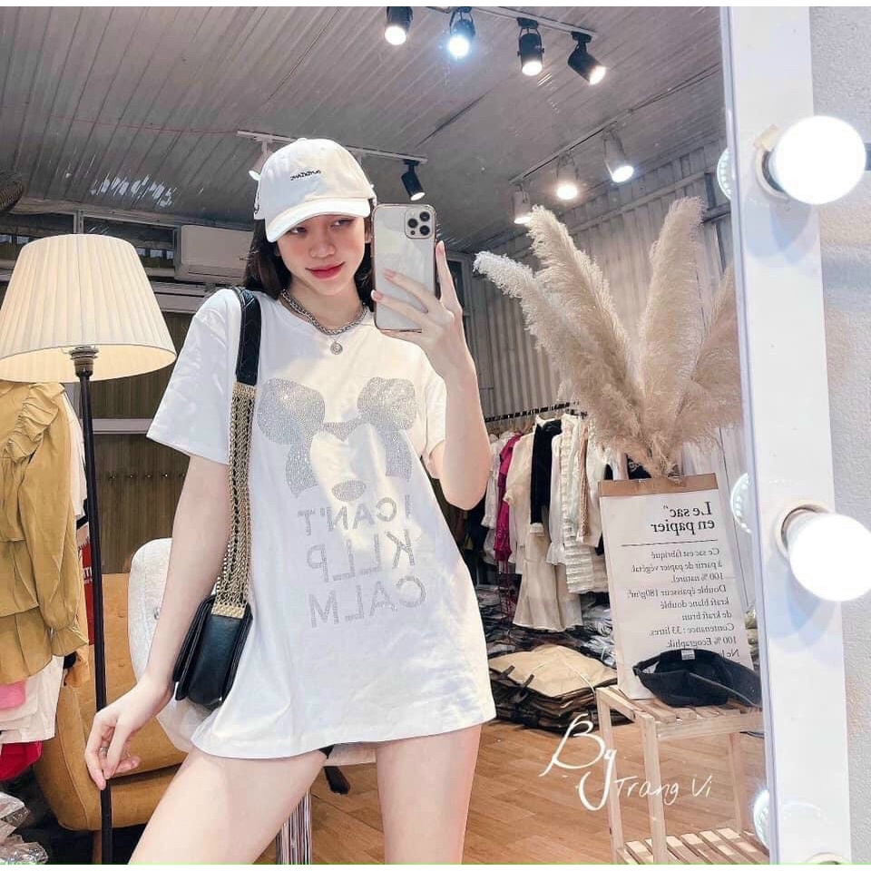 Áo thun form rộng tay lỡ Áo phông nam nữ unisex form dưới 75kg Hàng túi zip chuẩn đẹp