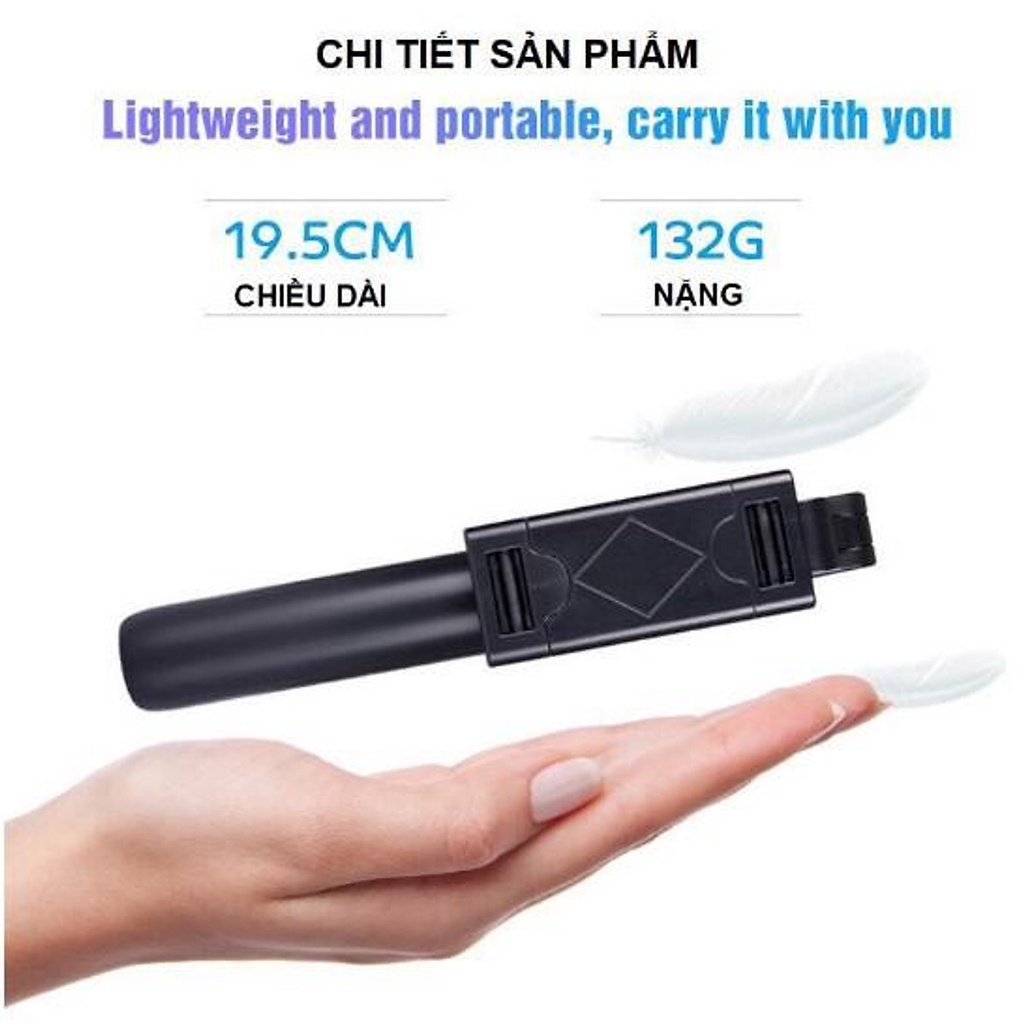 HBK Gậy Chụp Ảnh Bluetooth Đa năng Tripod K07