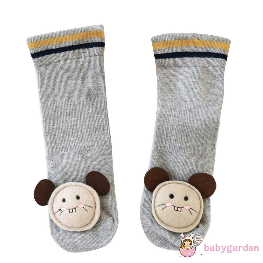 Babygarden-Bagy-Slip Long Socks Cotton Stocking