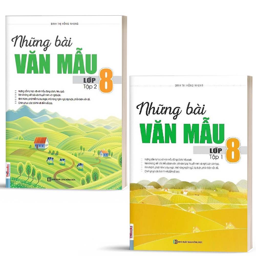 Sách - Combo Những Bài Văn Mẫu Lớp 8