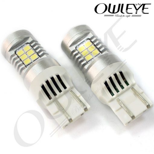 Đèn led ô tô Owleye T20 V1 7443, siêu sáng cho đèn tín hiệu, đèn ban ngày