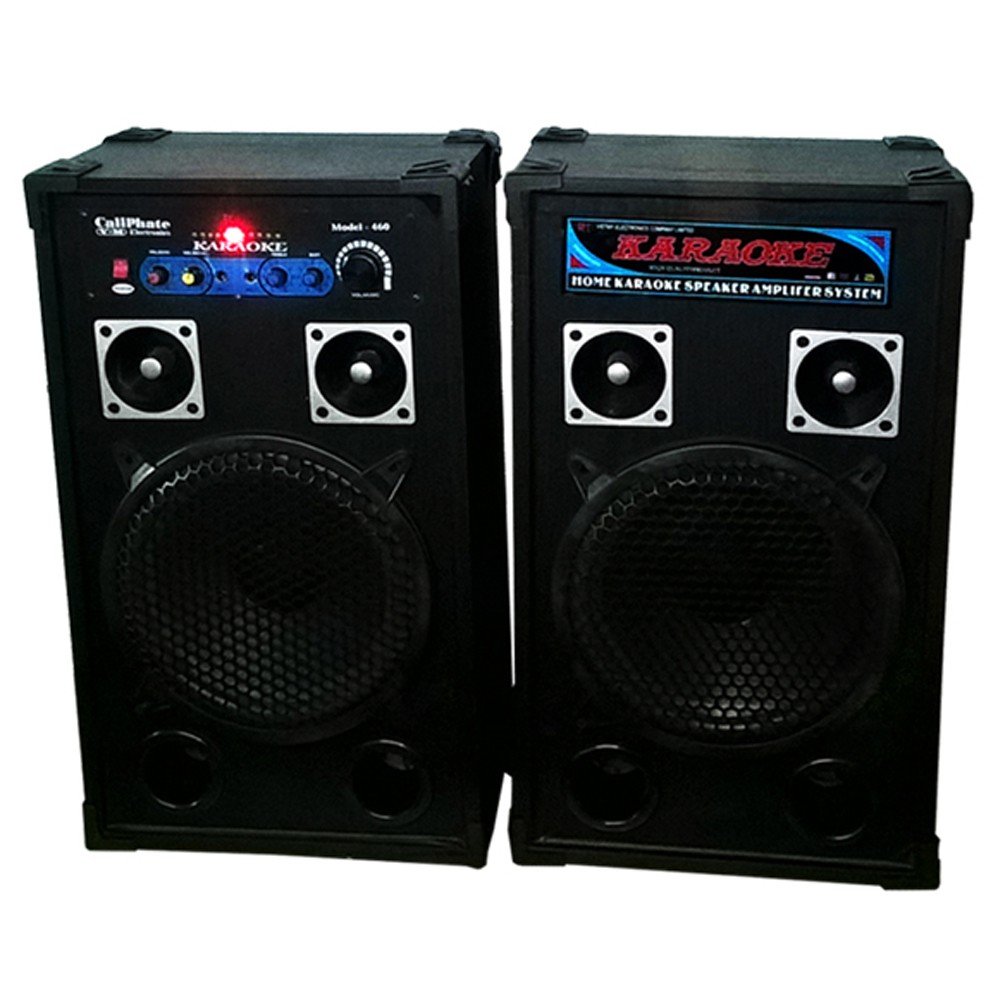Loa liền kích caliphate CL-460 -2 loa chạy đôi: 1 Bass 25P100, 1 kèn Karaoke