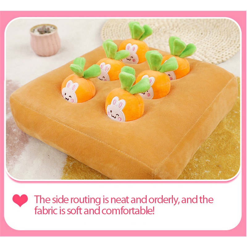 Cà Rốt / Dâu Tây / Cây Nấm Nhồi Bông Đồ Chơi Tương Tác Cho Bé