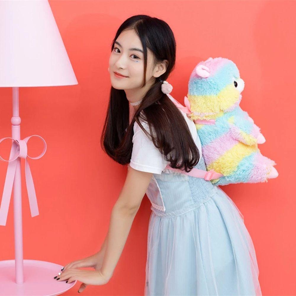 Balo Hình Lạc Đà Alpaca Nhồi Bông Mềm Mại Dành Cho Trẻ Em