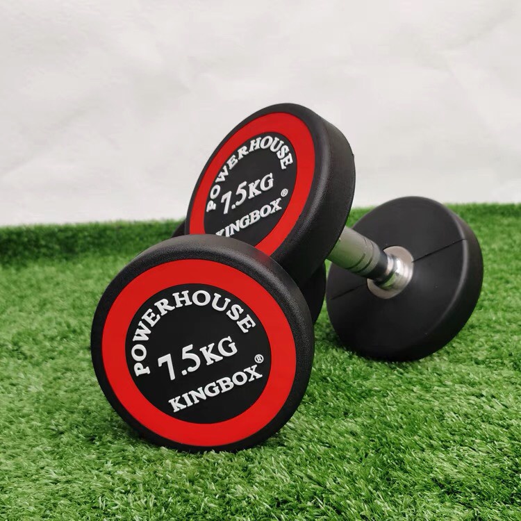 Tạ tay lõi Gang đặc KINGBOX 2,5kg,5kg,7,5kg,10kg bọc cao su Hàng Nhập Khẩu