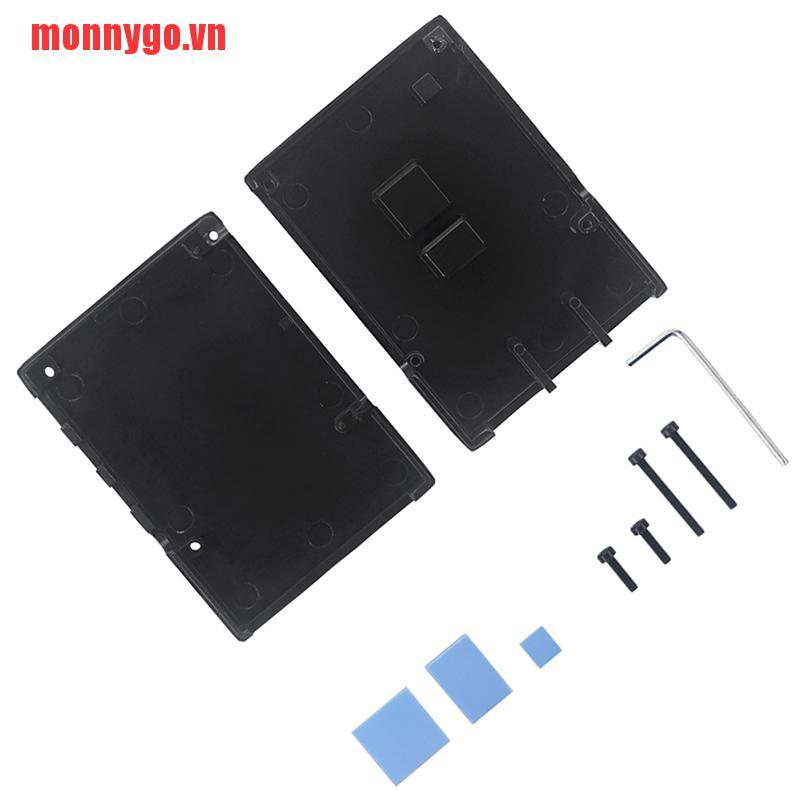 [monnygo]For GeeekPi Raspberry Pi 4 CNC Aluminum Case with Fan Heatsinks fo