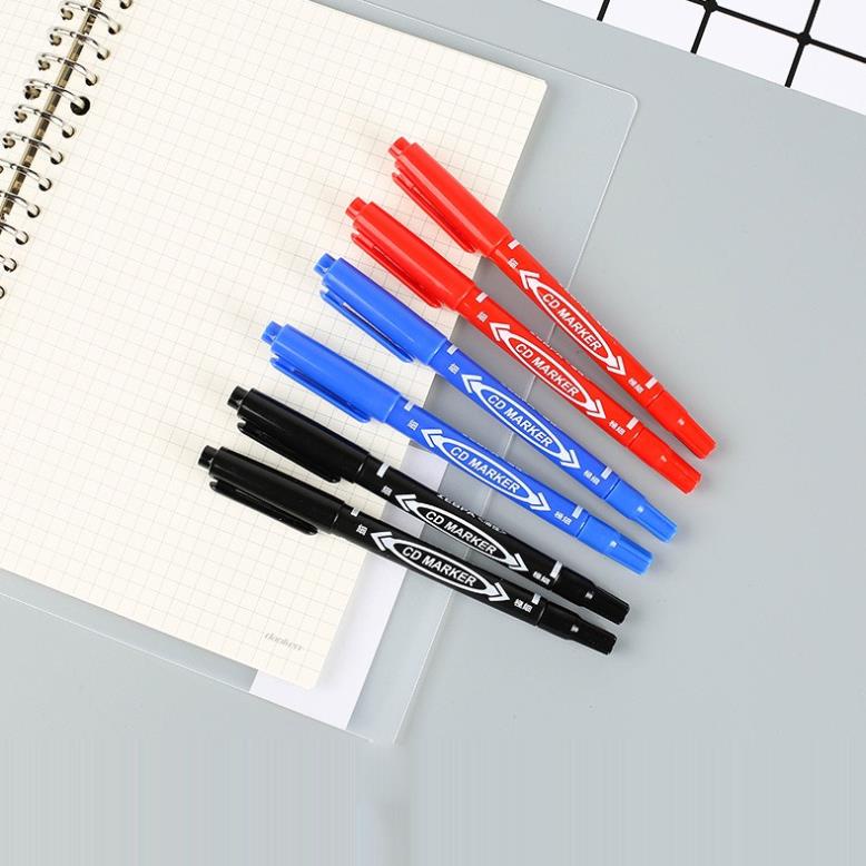 Bút dạ GALANO Marker 2 đầu size bé bút lông dầu đánh dấu không trôi mực SP-001370