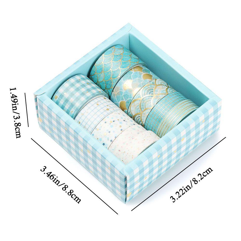 PISTA Cuộn Băng Dính Washi Họa Tiết Thế Giới Màu Hồng Đáng Yêu Phong Cách Nhật Bản