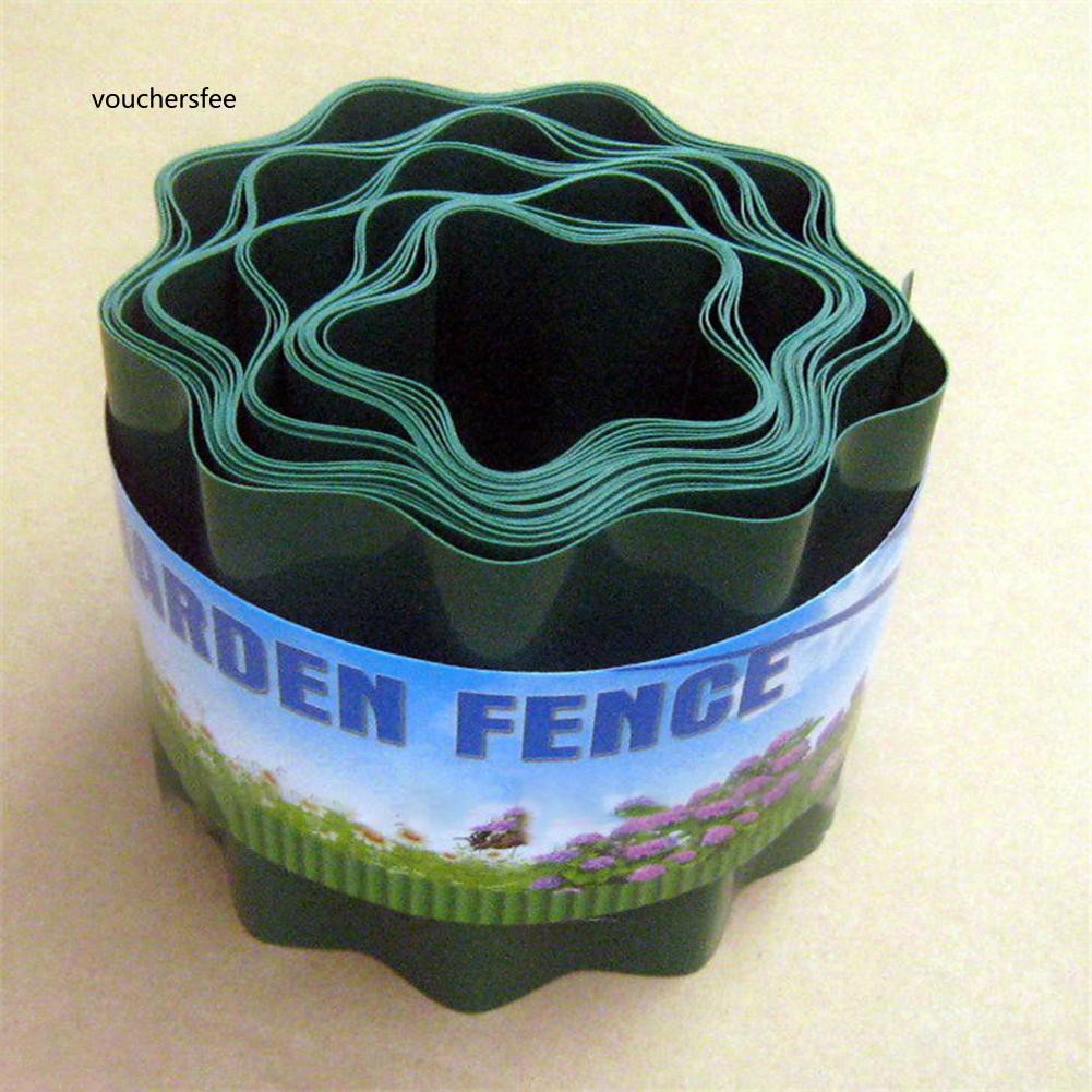 Hàng rào bằng nhựa bảo vệ vườn hoa kích thước 15cm x 900cm