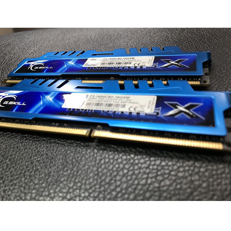 Ram tản nhiệt 8Gb DDR3 bus 1333 hoặc overclock tới 1600, ram bộ hiệu GSKILL RIPJAW, bảo hành 36 tháng