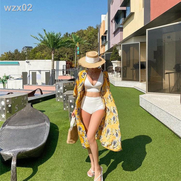 Eo cao rộng vai hẹp bikini áo tắm xẻ tà gợi cảm | BigBuy360 - bigbuy360.vn